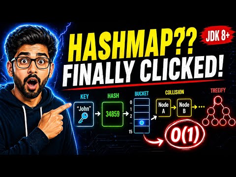 Java HashMap Internals Explained | Collision, Buckets, Treeify, Resize (JDK 8+)