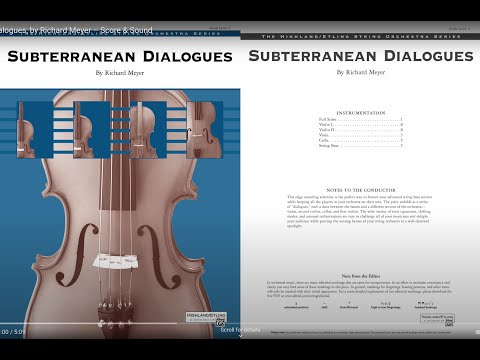 Subterranean Dialogues, by Richard Meyer – Score & Sound