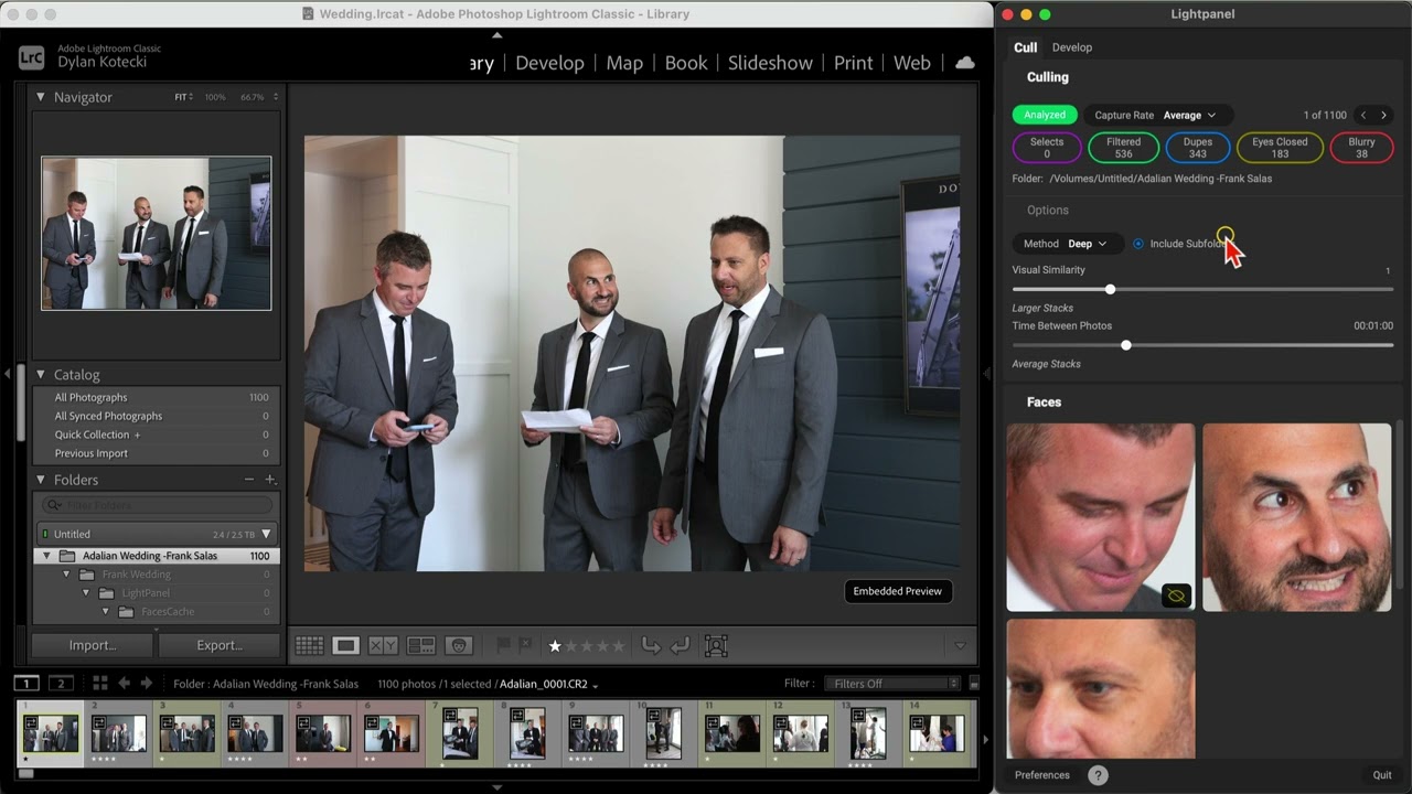 How to Cull Your First Job with Lightpanel in Lightroom