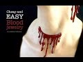 Halloween Craft - EASY Fake Blood Drip Jewelry ...