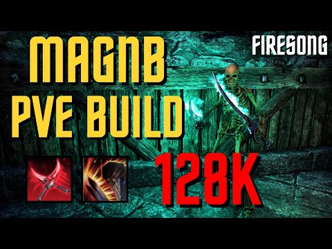 ESO - Magicka Nightblade PVE Build (128k) - Firesong