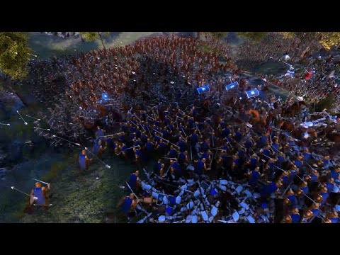 ►UEBS◄ Golden Knights & Elven Huntress vs 10.000 medieval armies | Ultimate Epic Battle Simulator