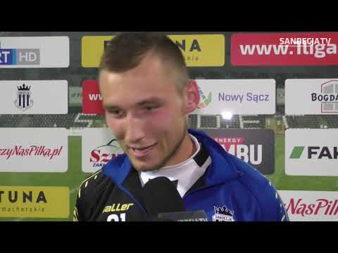 2018-10-19 Sandecja - Wigry Suwałki 2-0 (1-0), Dawid Flaszka
