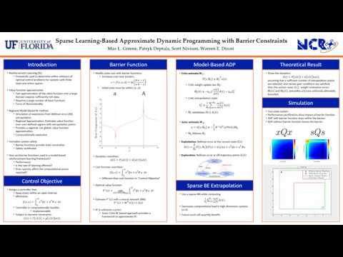 Sparse Learning-Based Approximate Dynamic Programming With Barrier Constraints