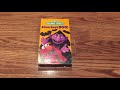 My Elmo Says Boo VHS Tape For April Teniente
