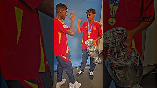 لامين يامال يلعب جراه ورقة مقص مع نيكو ويليامز ️ shorts neymar ronaldo messi football edit fy