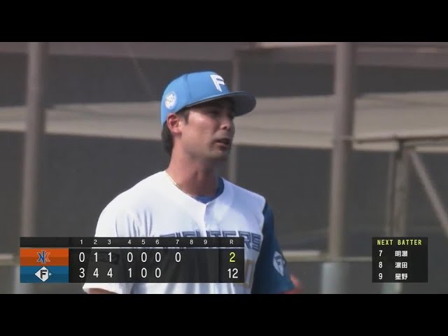 【ファーム】再昇格へアピール!! ファイターズ・上原健太 7回113球7奪三振2失点の力投!!  2024年8月14日 北海道日本ハムファイターズ 対 オイシックス新潟アルビレックスBC