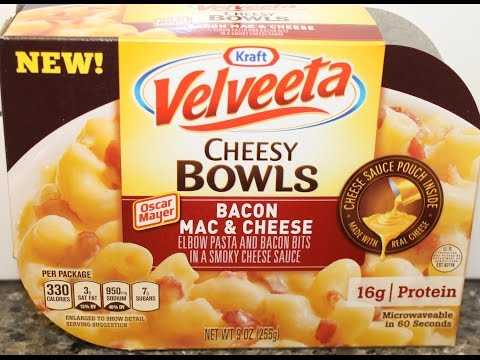 Velveeta Cheesy Bowls: Bacon Mac & Cheese Review