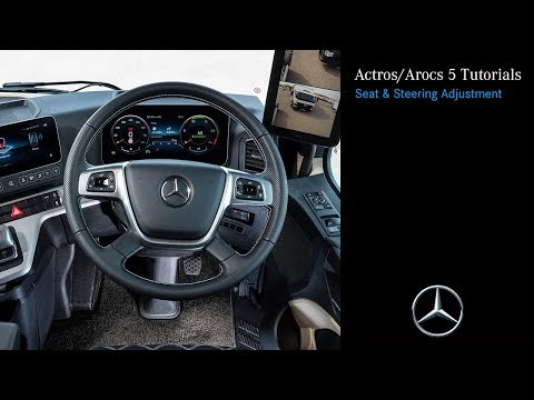 New Actros/Arocs 5 Tutorials: Seat and Steering Wheel Adjustment