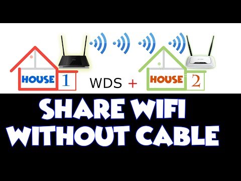 Wifi share one router to another router without any cable (WDS) Video