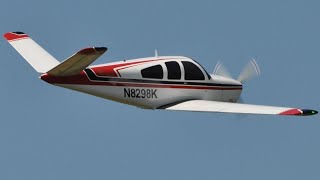 RC ESM Beechcraft Bonanza V35 V Tail on-board camera Nighthawks Field