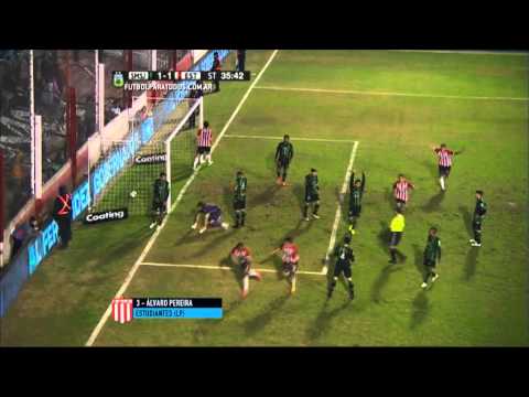 Gol de Pereira. San Martín 1 Estudiantes 1. 16avos de Final. Copa Argentina.Fútbol Para Todos