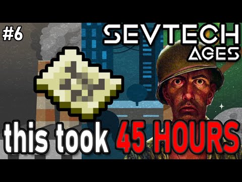 Finally unlocked a map after 45 HOURS (Sevtech ages)