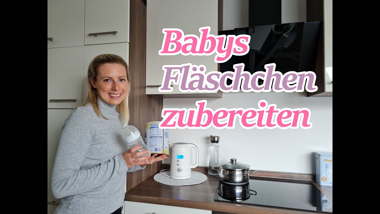 Babys Fläschchen zubereiten 🍼I Temperatur genau, schnell und einfach I Alinasfamilytime