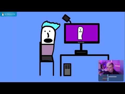 MANDZIO OGLĄDA ANIMACJE NIEŚMIESZNEGO