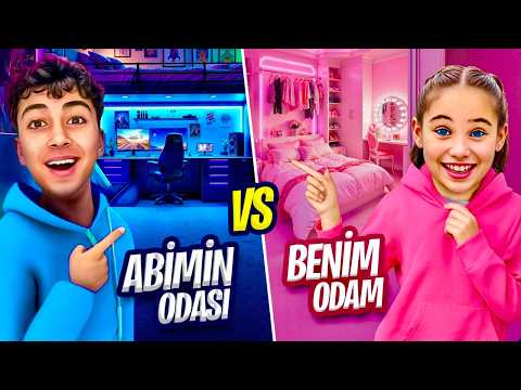 WE CLEANED ELIF SINEM'S NEW ROOM, ITS NEW STATE!! BOYS VS GIRLS ROOM!!