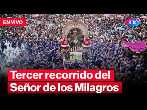 🔴 PROCESIÓN DEL SEÑOR DE LOS MILAGROS EN VIVO: RECORRIDO DEL LUNES 19 DE OCTUBRE  #lr