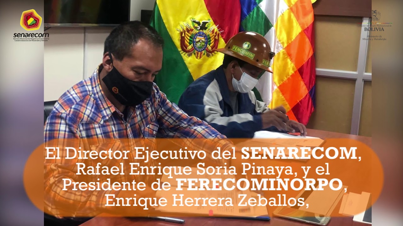Firma de Convenio Interinstitucional: SENARECOM y FERECOMINORPO