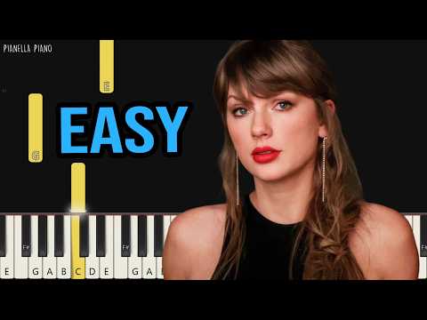 Taylor Swift - Patient Zero | EASY Piano Tutorial by Pianella Piano