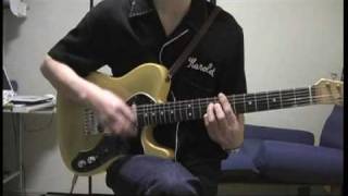 UBANGI  STOMP  COVER  ROCKABILLY  GUITAR  STRAY  CATS :  RYUSEI