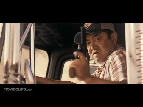 Trailer frame of Dom’s Charger lunging forward, echoing the score’s rhythmic ostinatos