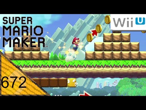 Super Mario Maker one level per day ★ 672 ★ Speedrun - 1=easy, 2=med, 3=hard ★ Jenny ★ Deutsch