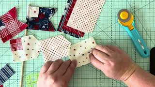 How to sew Mini Fabric Flags