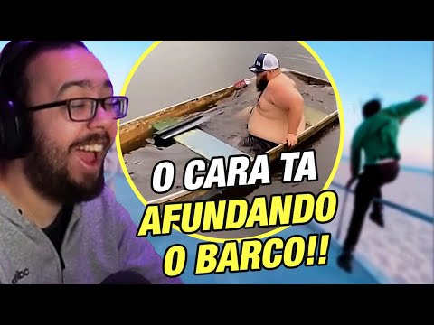LUDGERO REAGE AO CARA QUE NÃO CABIA NO BARCO E MAIS - Cortes do Ludgero