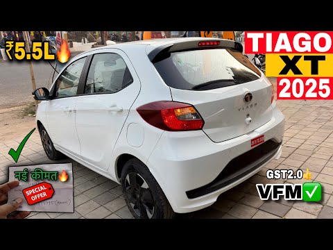 New Tata Tiago XT Model 2025 ✅ OnRoad Price 🔥 New Tata Tiago XT Mileage & Details Review’s