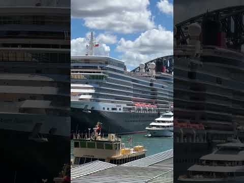 Thumbnail for Queen Elizabeth-Cunard Cruise Line - docked in Sydney Harbour #dancingqueen #abba