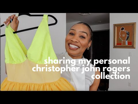 My Christopher John Rogers Collection #blackownedbusiness  BRITT LATHRECE