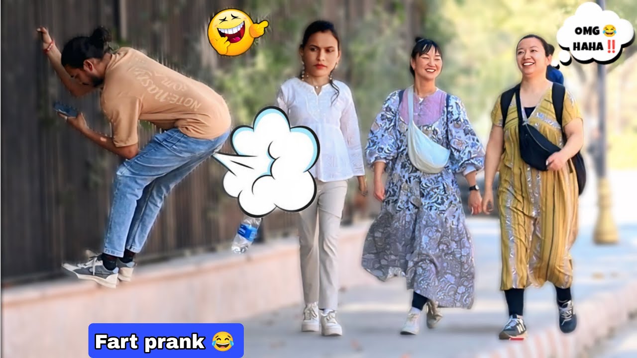 Farting prank in public 💨😂 || Funny prank 2026 || Wet Fart Prank || Must watch..