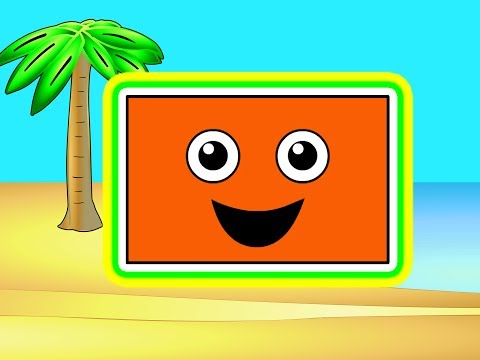 "Island Shapes Groove" - Learn Shapes, Teach Shapes, Baby Toddler Preshcool Songs Nursery Rhymes