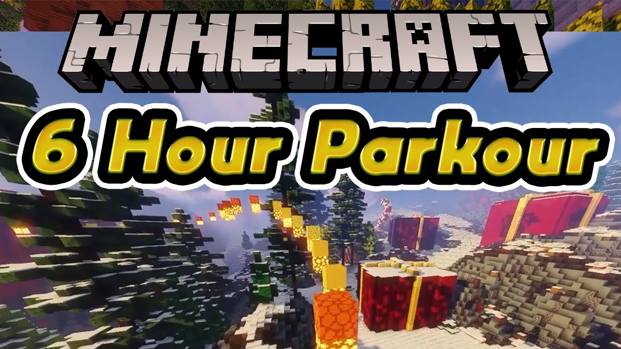 6 hour Minecraft parkour run (no falls, study, sleep)