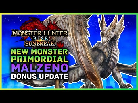 Monster Hunter Rise Sunbreak - Primordial Malzeno Revealed! Bonus Update & New Monster Hunter 6 Hint
