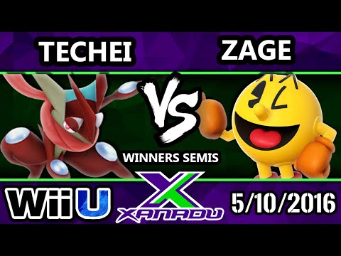 S@X 149 - Techei (Greninja) Vs. Zage (Pac-Man) SSB4 Winners Semis - Smash Wii U - Smash 4