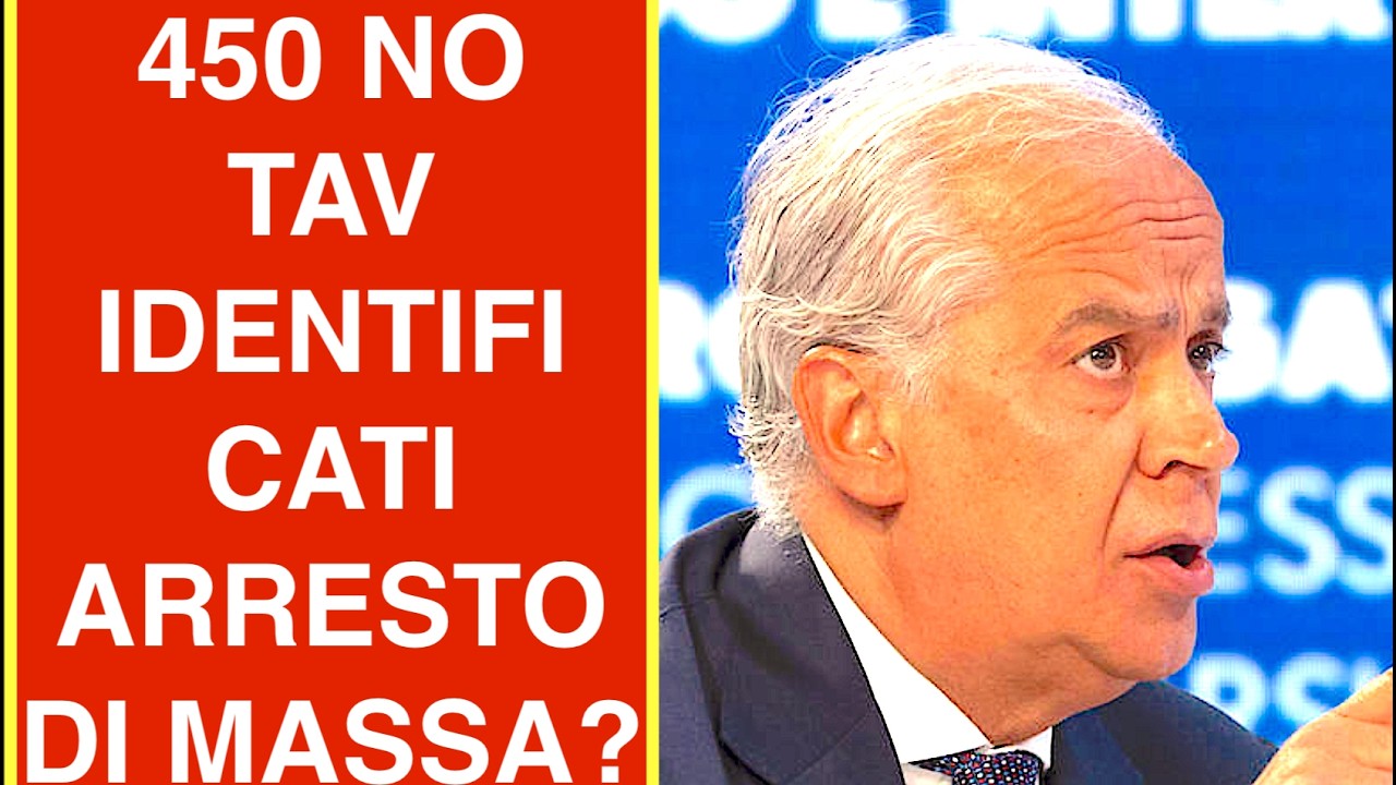 450 NO TAV IDENTIFICATI. MAXI OPERAZIONE DI ARRESTO DI MASSA?