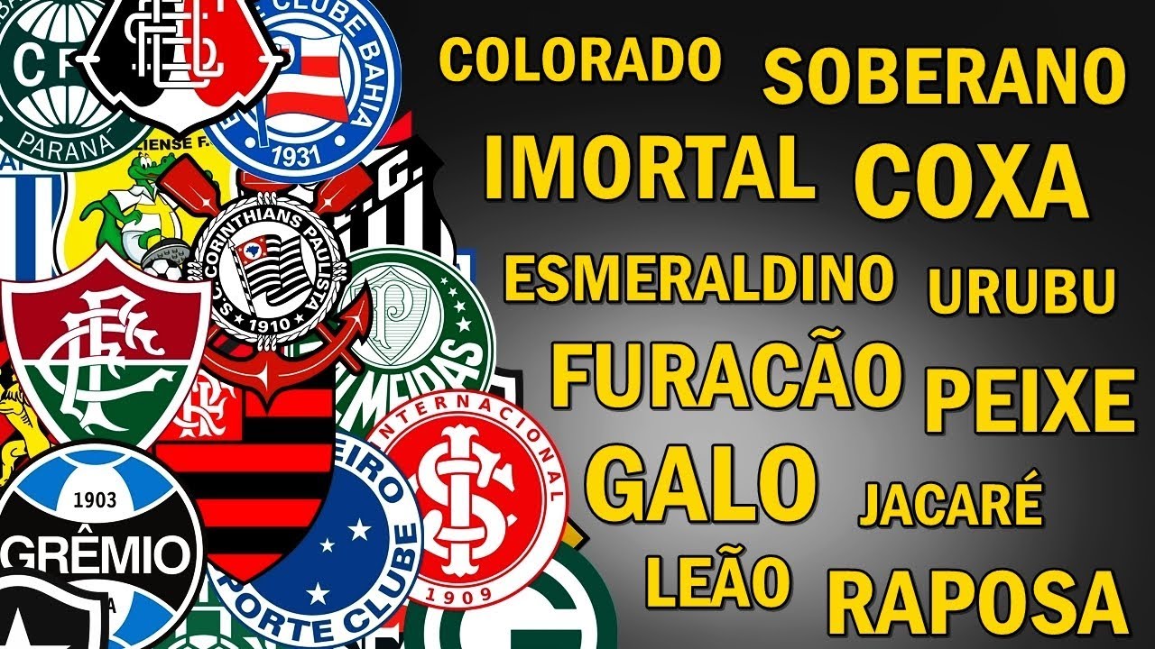 A ORIGEM DOS APELIDOS DOS CLUBES BRASILEIROS