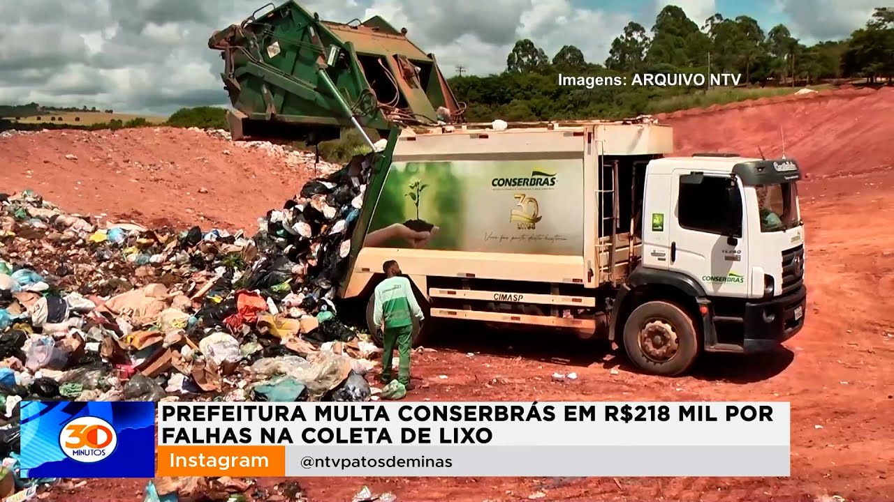 Prefeitura multa Conserbrás em R$218 mil por falhas na coleta de lixo