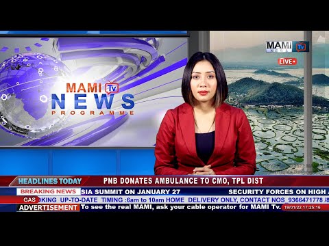 MAMI TV PRIME TIME ENGLISH NEWS 19 JANUARY 2022 5:00 PM