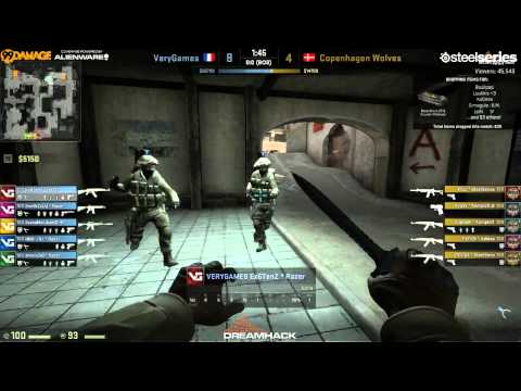 CPH Wolves vs VeryGames | Viertelfinale, DreamHack Winter 2013 | de_dust2 Map 1