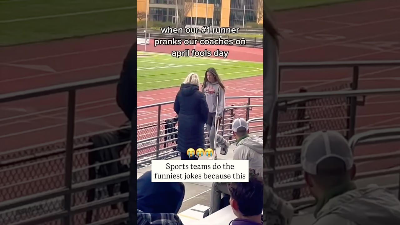 These athletes scared their coaches bad! #shorts #trackandfield #aprilfools