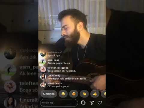 ONUR KOÇ - SAATLER SEN GEÇE GİTAR COVER İNSTAGRAM CANLI YAYIN