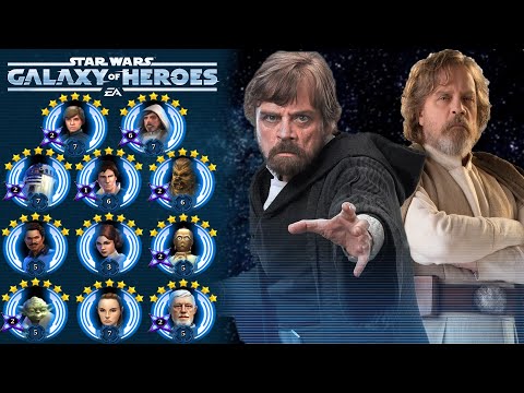 Star Wars Galaxy of Heroes - Jedi Master Luke Skywalker Journey Guide Playthrough