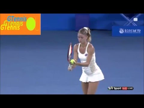 There's almost a smile! - Camila Giorgi