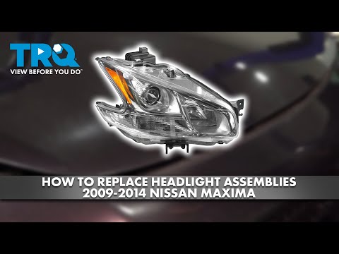 How to Replace Headlight Assemblies 2009-2014 Nissan Maxima