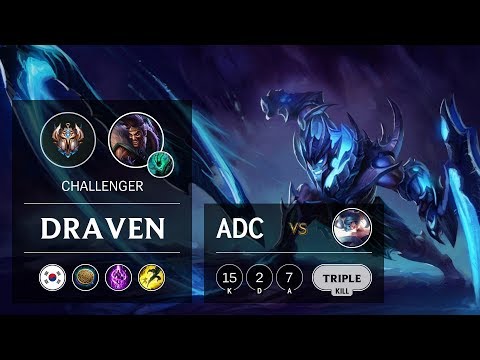 Draven ADC vs Sona - KR Challenger Patch 9.14