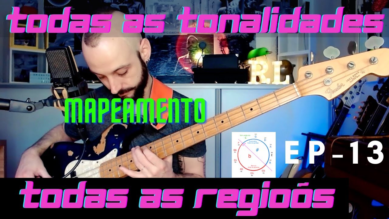 TONALIDADES MAIORES - MINI MAPEAMENTO - CICLO DE QUINTAS E QUARTAS - ACIDENTES