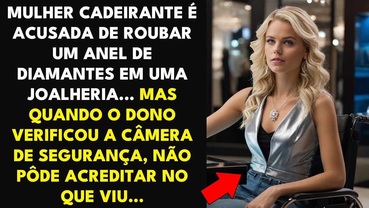 MULHER CADEIRANTE É ACUSADA DE ROUBAR UM ANEL DE DIAMANTES EM UMA JOALHERIA... MAS QUANDO O DONO...