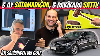 Kayınço'nun 3 Aydır Satamadığı Golf'ü Açık Artırma ile Sonunda Sattık 